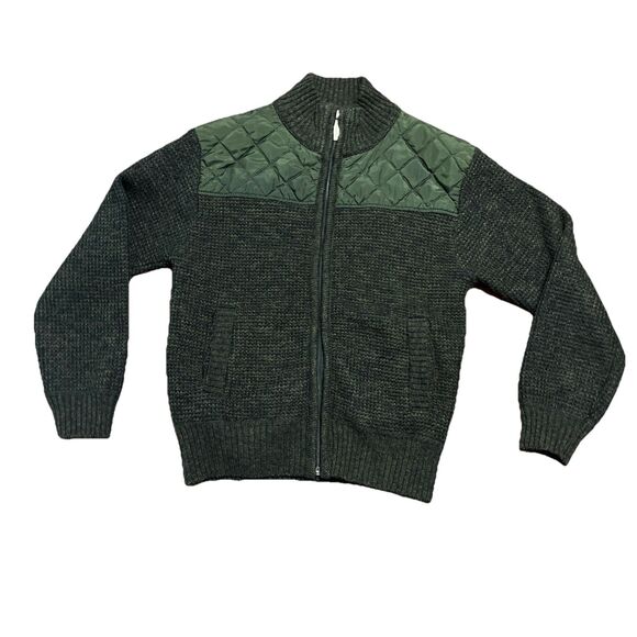 Gioberti Boy's Knitted Full Zip Cardigan Sweater Size 10 - Picture 3 of 8